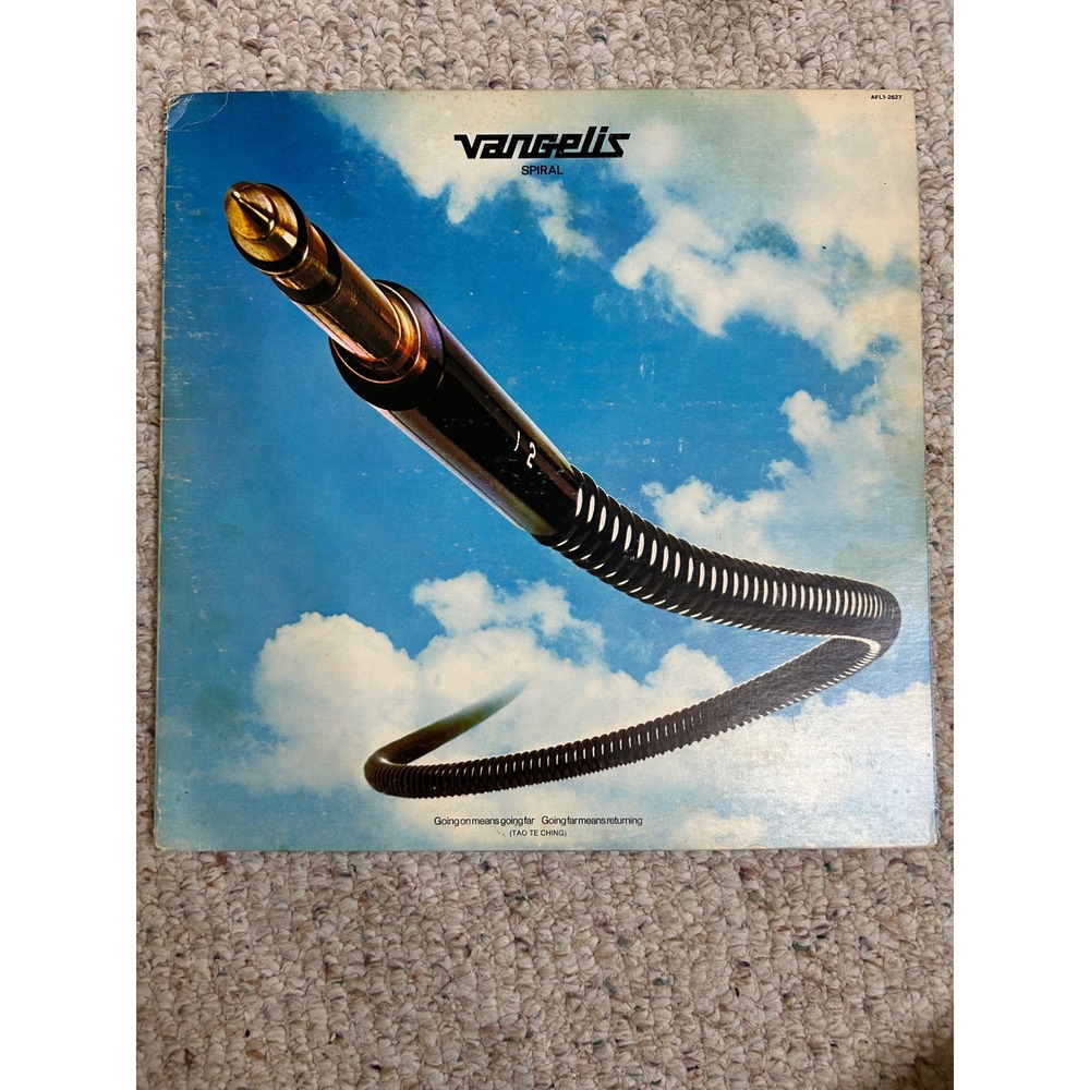 Vangelis Spiral Vinyl LP RCA Victor AFL1-2627 1977‎ Electronic Synth Record